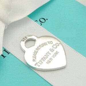💎 Tiffany & Co. Return to Tiffany Heart Tag Pendant – 18" Necklace